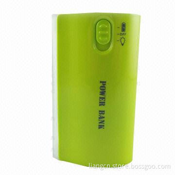 Colorful flashlight power bank